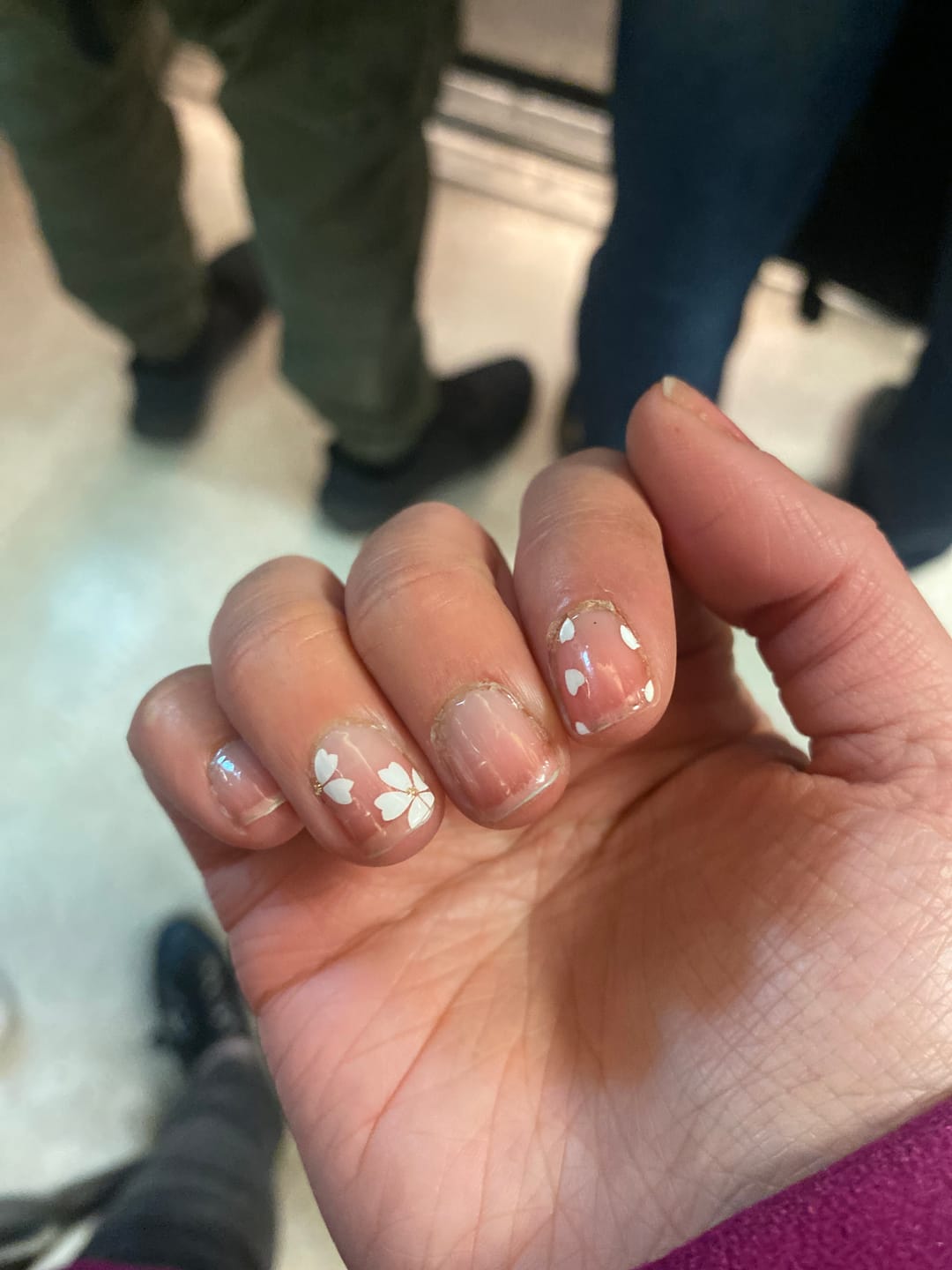 Customer photo review of Cherry Blossom | Stickers de Esmalte