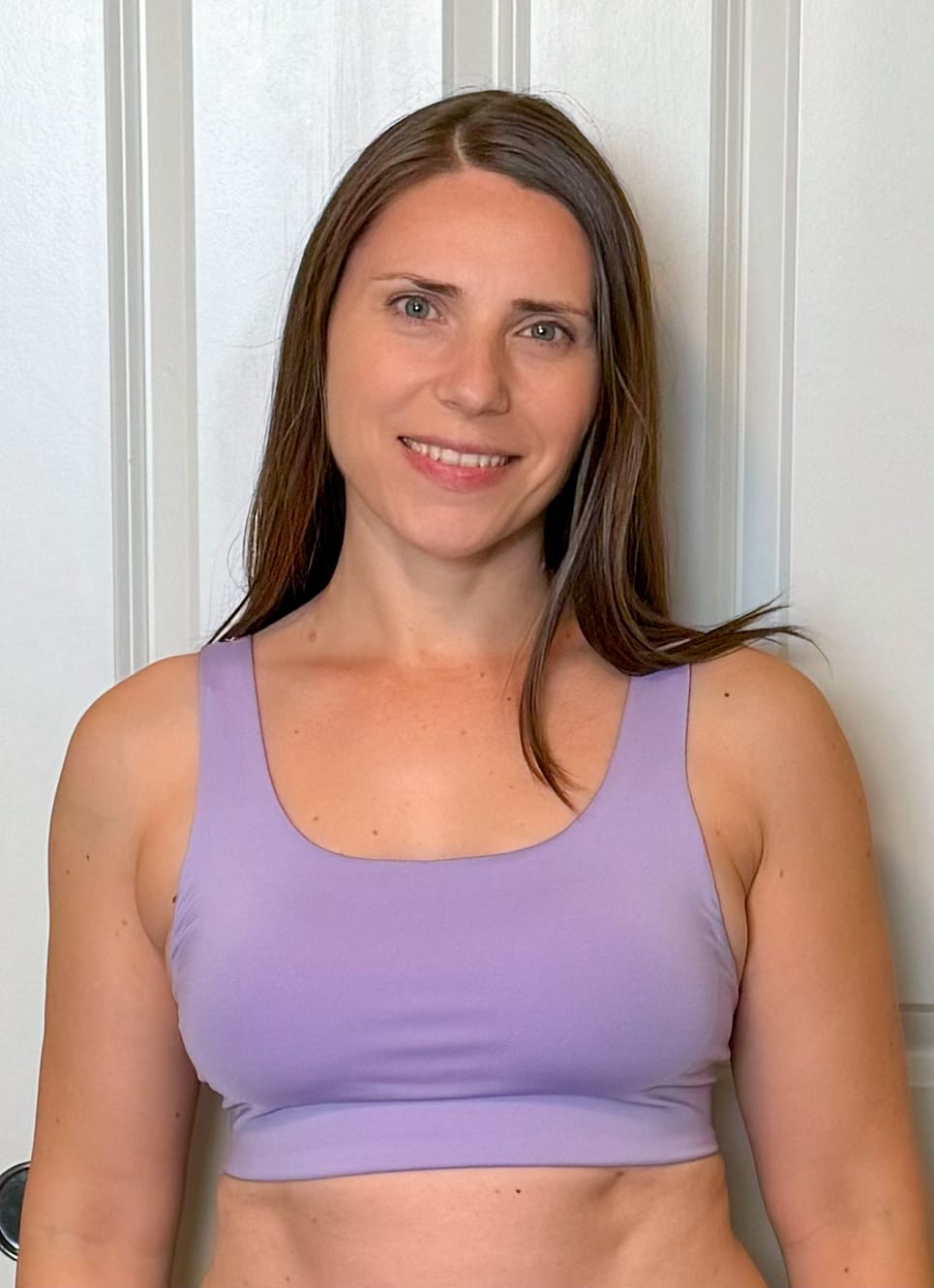 Customer photo review of Off The Hook Bra – Wisteria