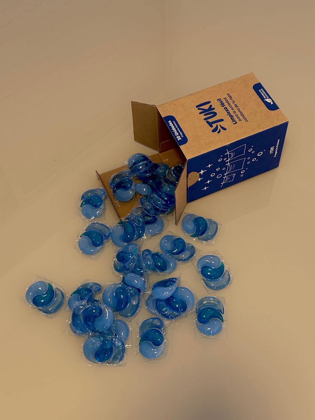Customer photo review of Capsulas Tuki Ecologicas para Lavado de Ropa Aroma Oceano