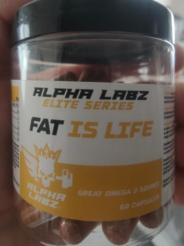 Customer photo review of Alpha Labz - Fat Is Life - Omega 3 Huile de Krill, Vitamine K2 MK4 et Vitamine D3
