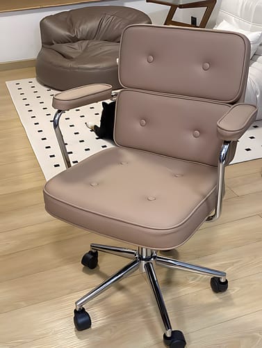 Customer photo review of Exquisite Office Chair Ergonomic Computer Chair with Backrest