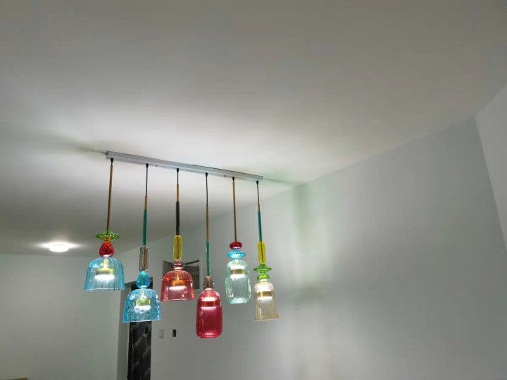 Customer photo review of Olivia Colorful Candy Pendant Light
