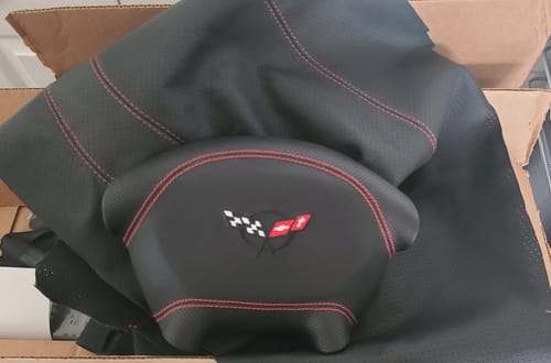 Customer photo review of Custom Steering Wheel Airbag Cover With Airbag 1997-2004 C5 Chevy Corvette