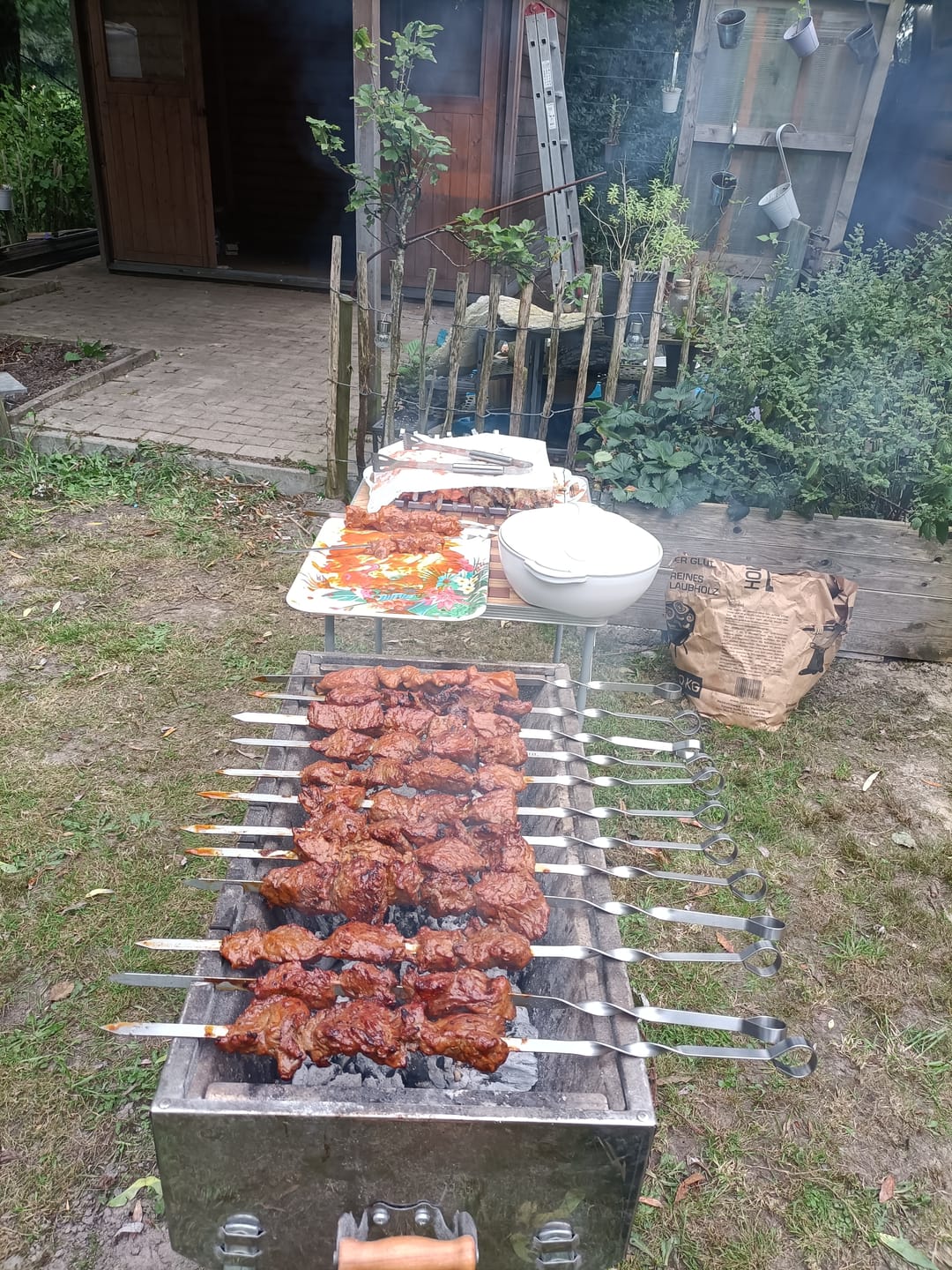 Customer photo review of Rinder-Schaschlik BBQ – rauchig-süß mariniert & grillfertig | mySchaschlik