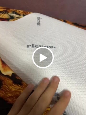 Customer video review of Wavy Memory Foam Pillow
