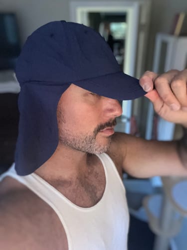 Customer photo review of Big Hiking Hat Sun Protection
