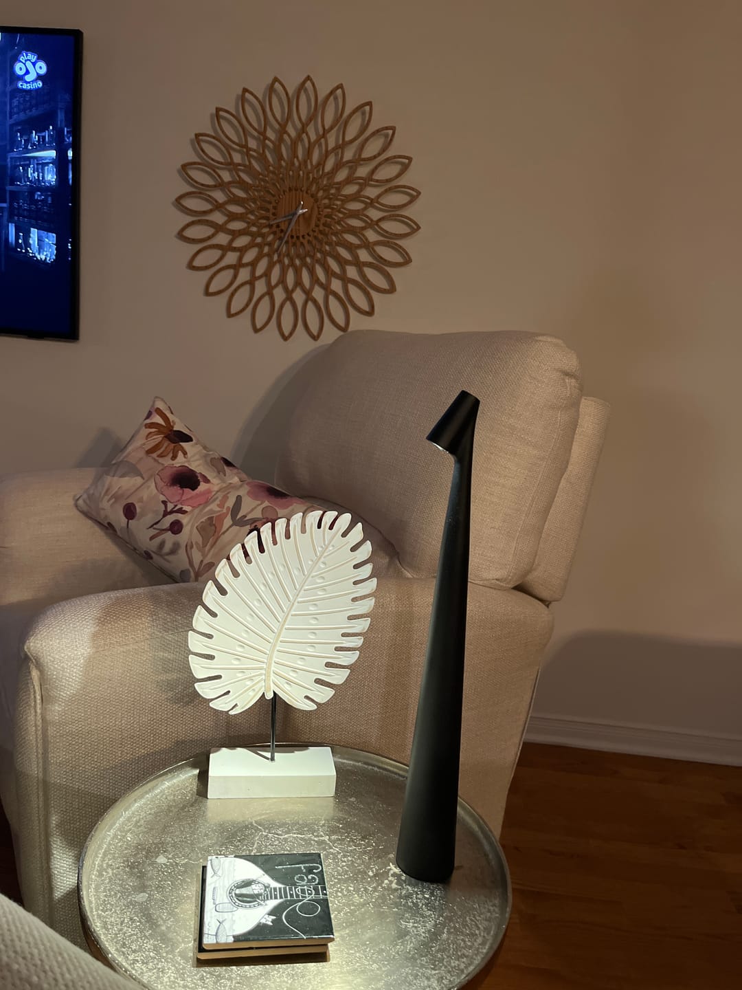 Customer photo review of Kalem™ Sculpting Table Lamp