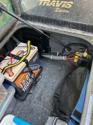 Customer photo review of Power Queen 12V 100Ah Mini Deep Cycle Lithium Battery