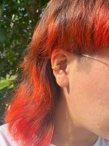 Customer photo review of Cecilia Filigree Ear Cuff