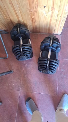 Customer photo review of Mancuerna Ajustable 40 Kg