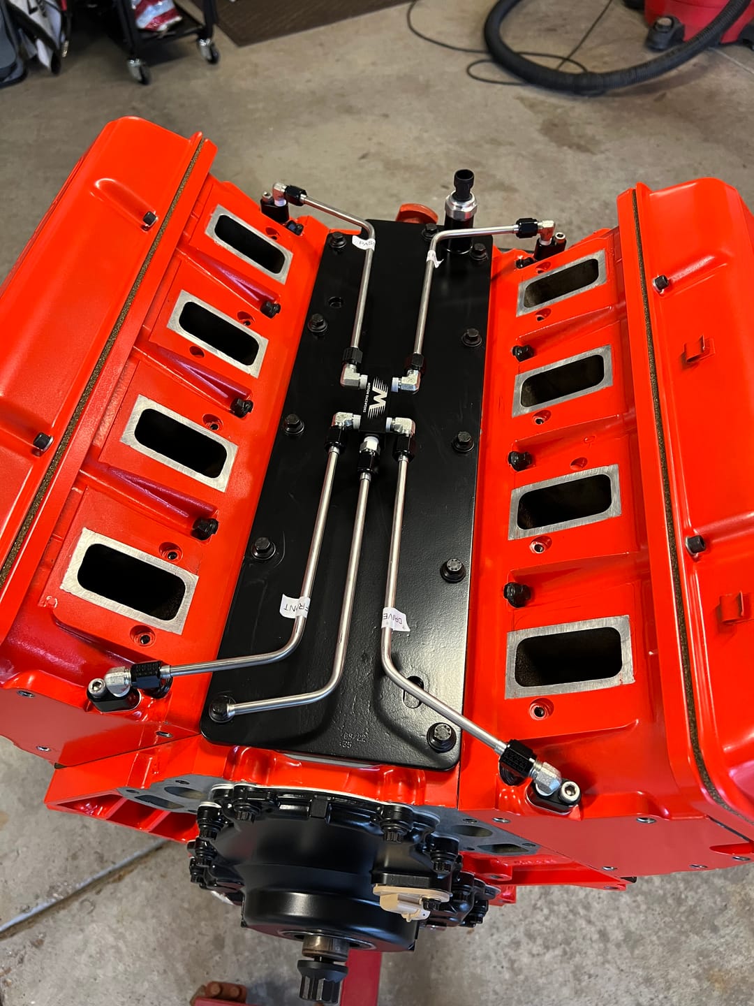Customer photo review of Motion Raceworks LS Stainless Coolant Crossover Steel Steam Vent Kit 10-10005