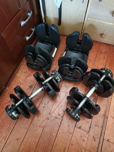 Customer photo review of Mancuerna Ajustable 40 Kg