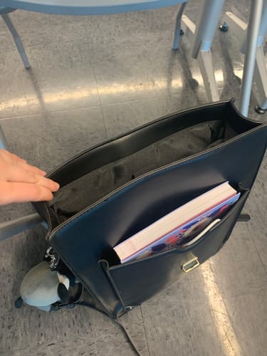Customer photo review of Aria Vintage Backpack for 15.6 Inches