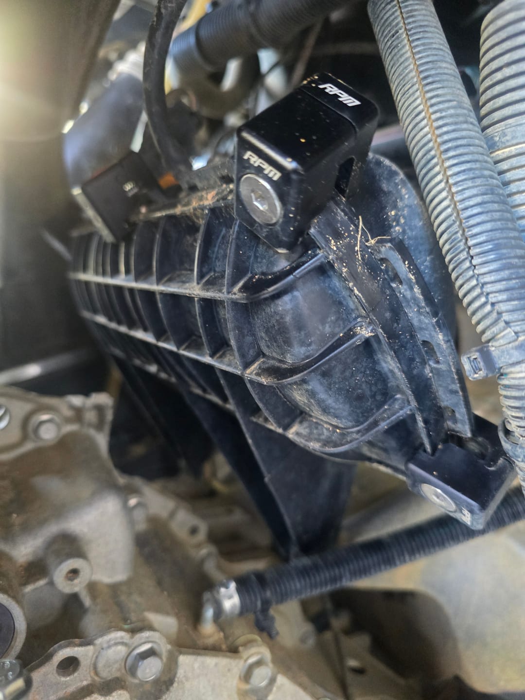 Customer photo review of Can-Am Turbo X3 Billet Plenum Clamps / Reinforcements