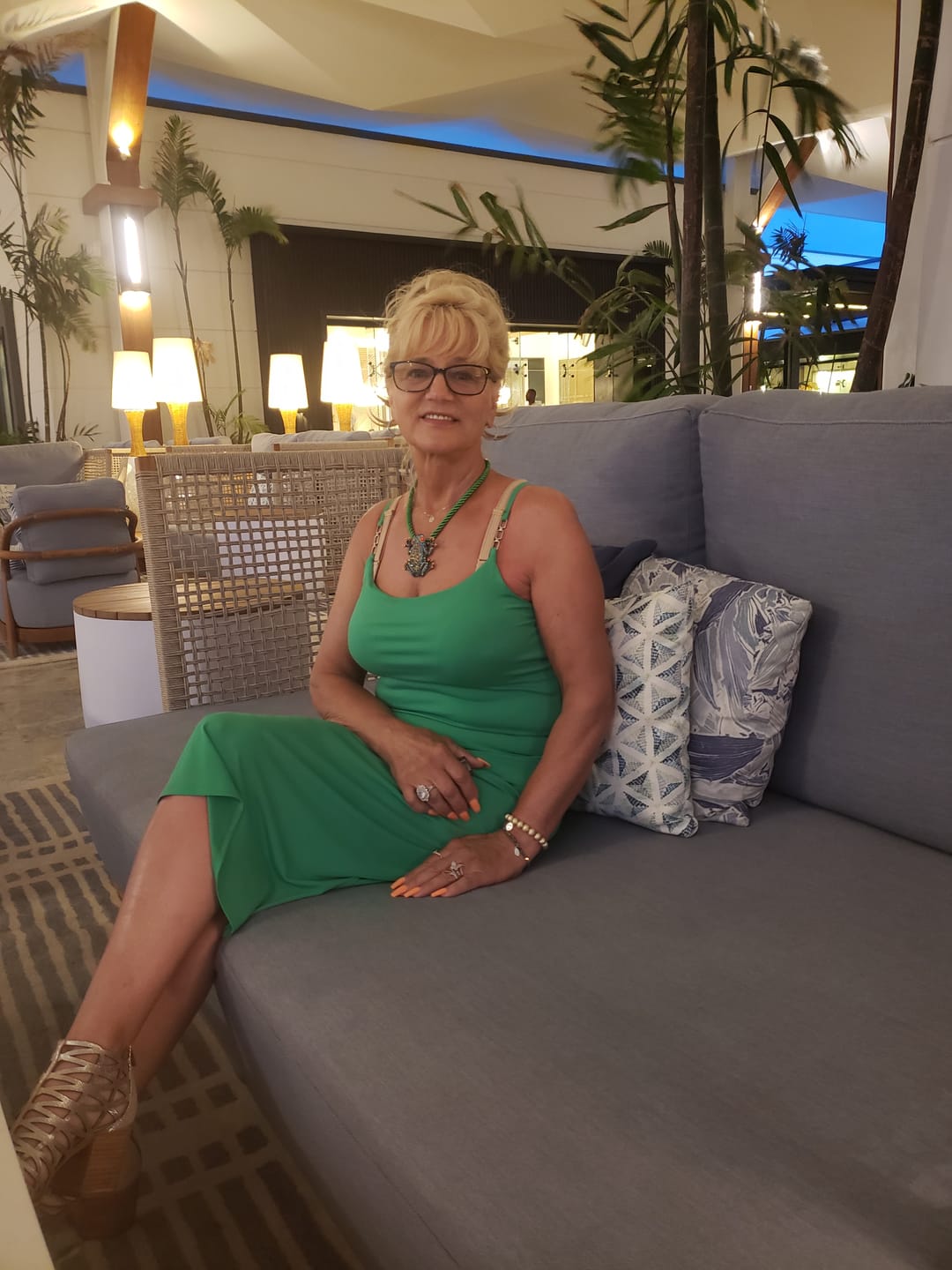 Customer photo review of Heidi Daus®"Elegant Essentials" Pin Enhancer Cord Necklace