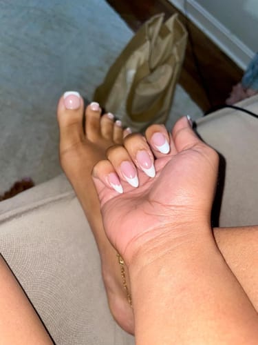 Customer photo review of XCOATTIPS® French - Medium Almond