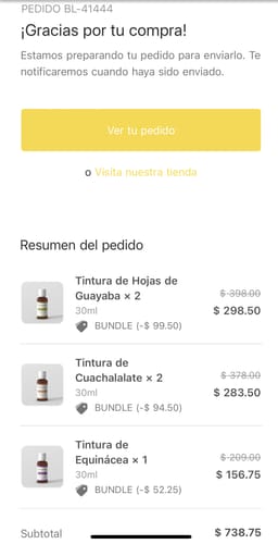 Customer photo review of Tintura de Cuachalalate