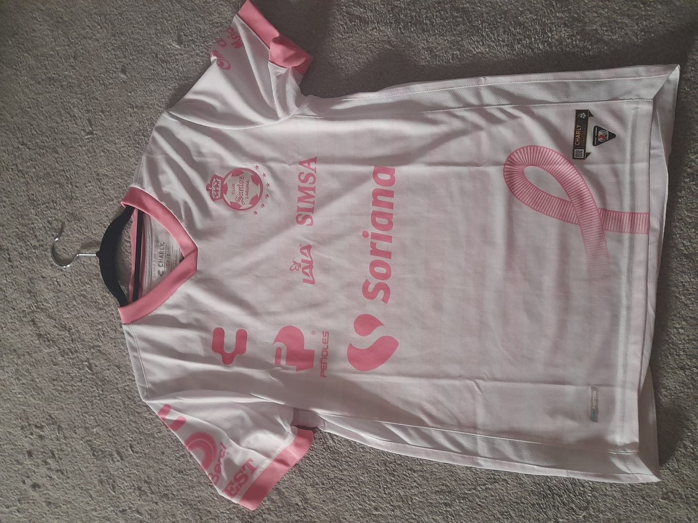 Customer photo review of Mens Secret Football Shirt
