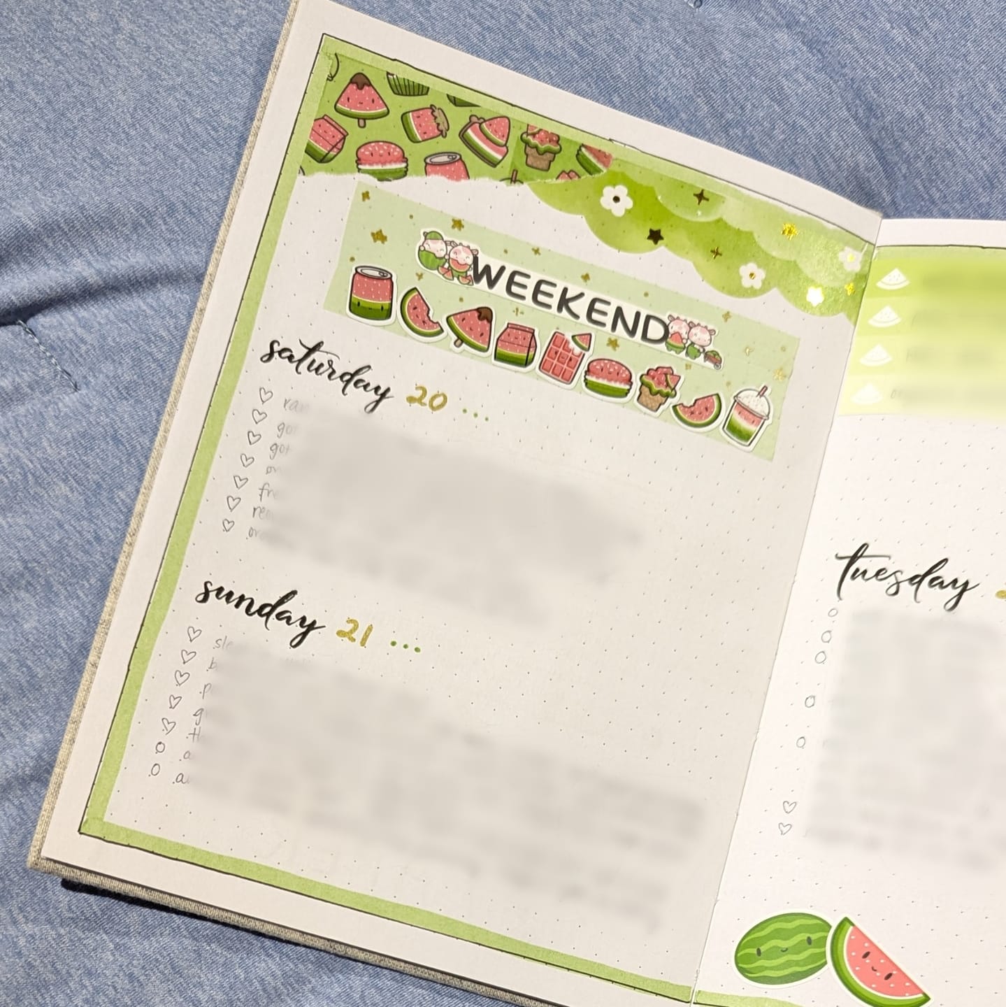 Customer photo review of Summer Watermelons Variety Sticker Pack