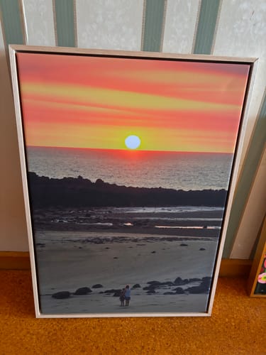 Customer photo review of Your Memory Framed PT | Framed Canvas Art Print