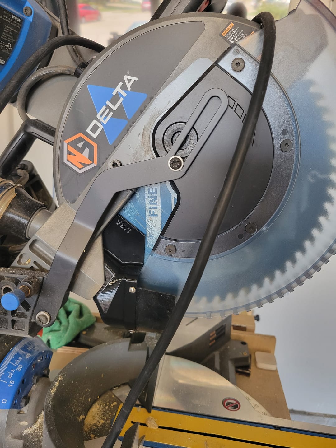 Customer photo review of Ridgid & Delta Cruzer 12” Miter Saw Dust Collection