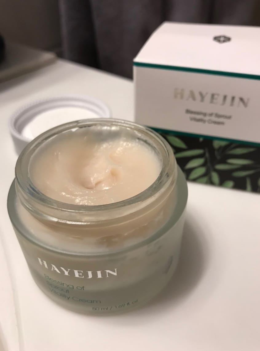 Customer photo review of Cremă revitalizantă Hayejin Blessing of Sprout Vitality