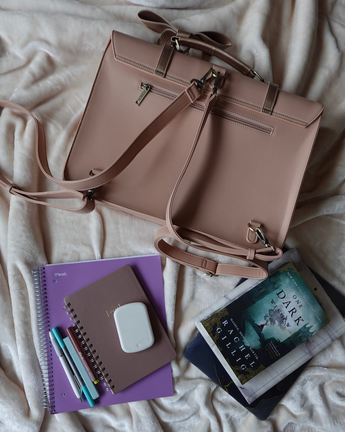 Customer photo review of Cocoa Truffle Ecosusi Classic Bow Briefcase