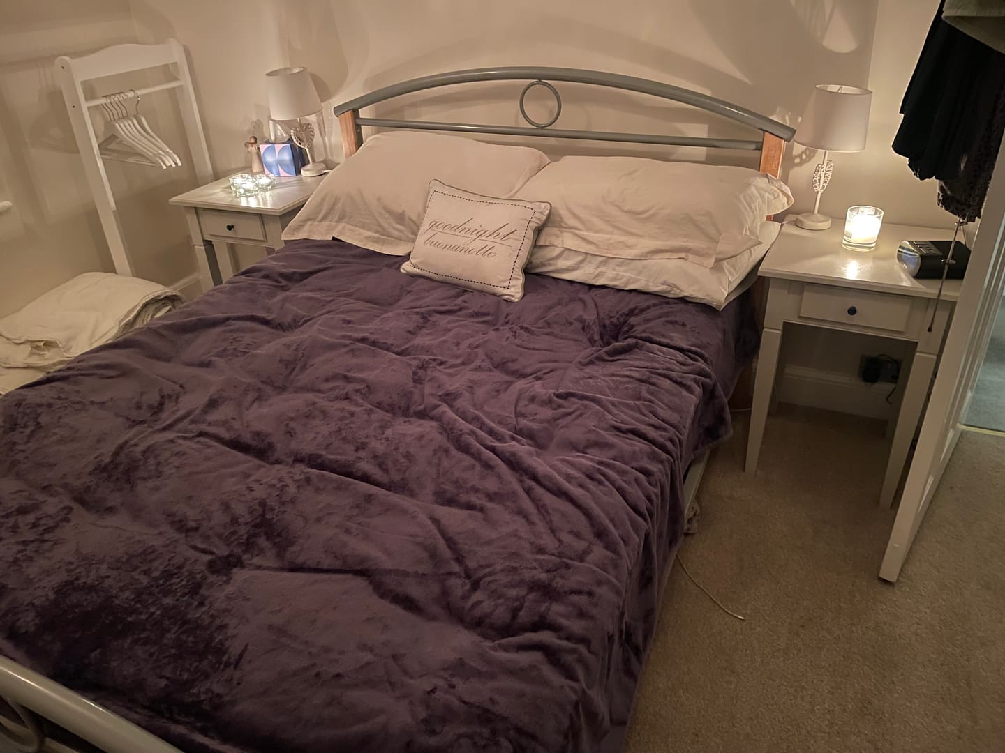 Customer photo review of Waterproof Splash Blanket™ - Purple Smoke The OG