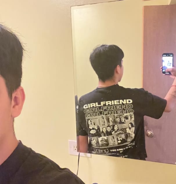 Customer photo review of Custom Only You Photo Tee