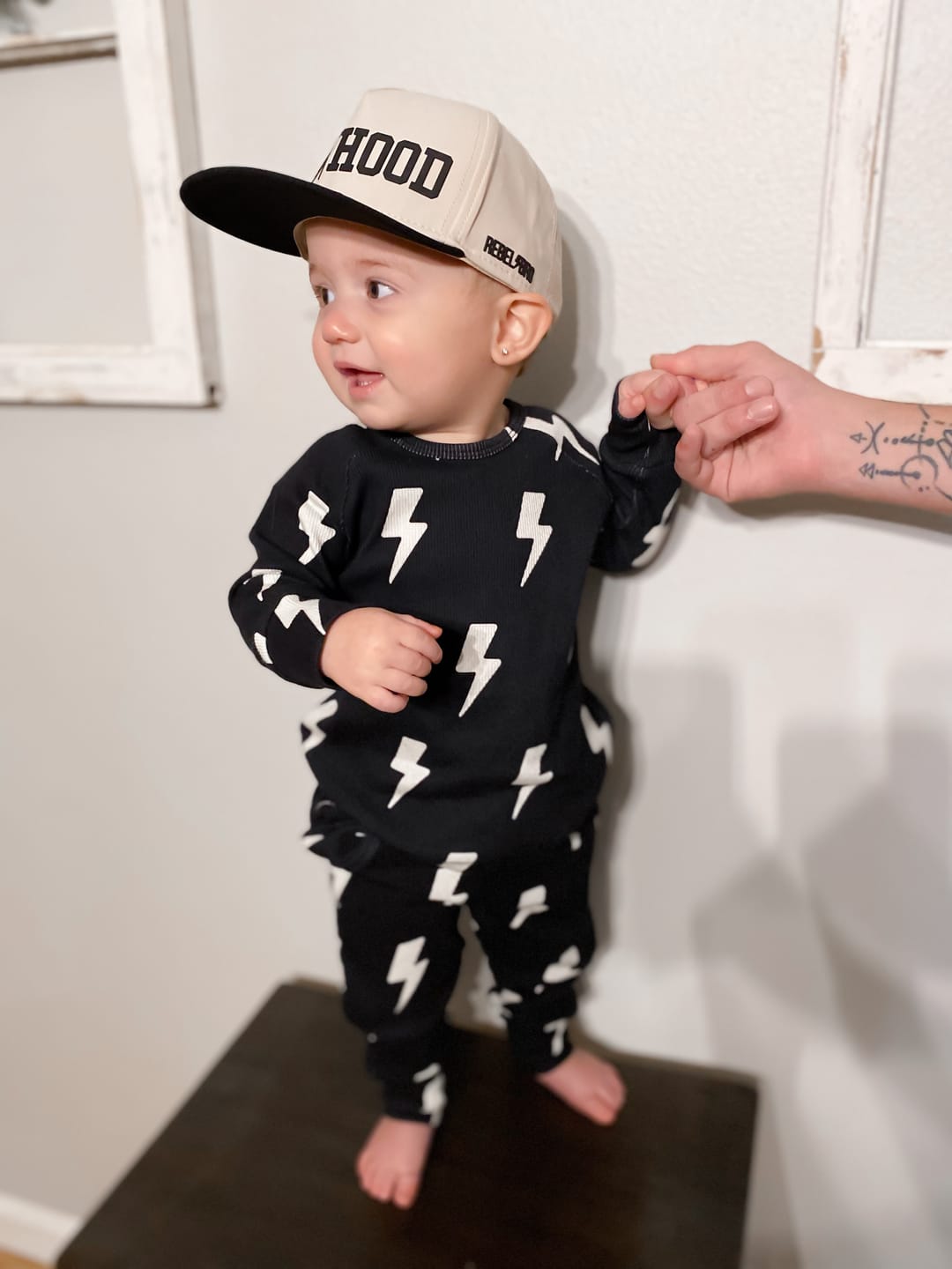 Customer photo review of Organic Ribbed Set in Jagger