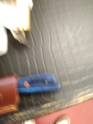 Customer photo review of Cobalt Damascus Hunter