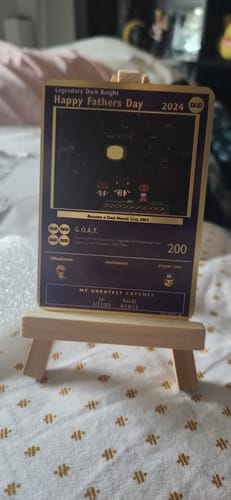 Customer photo review of Build Your Own Father's Day Limited Gold Edition