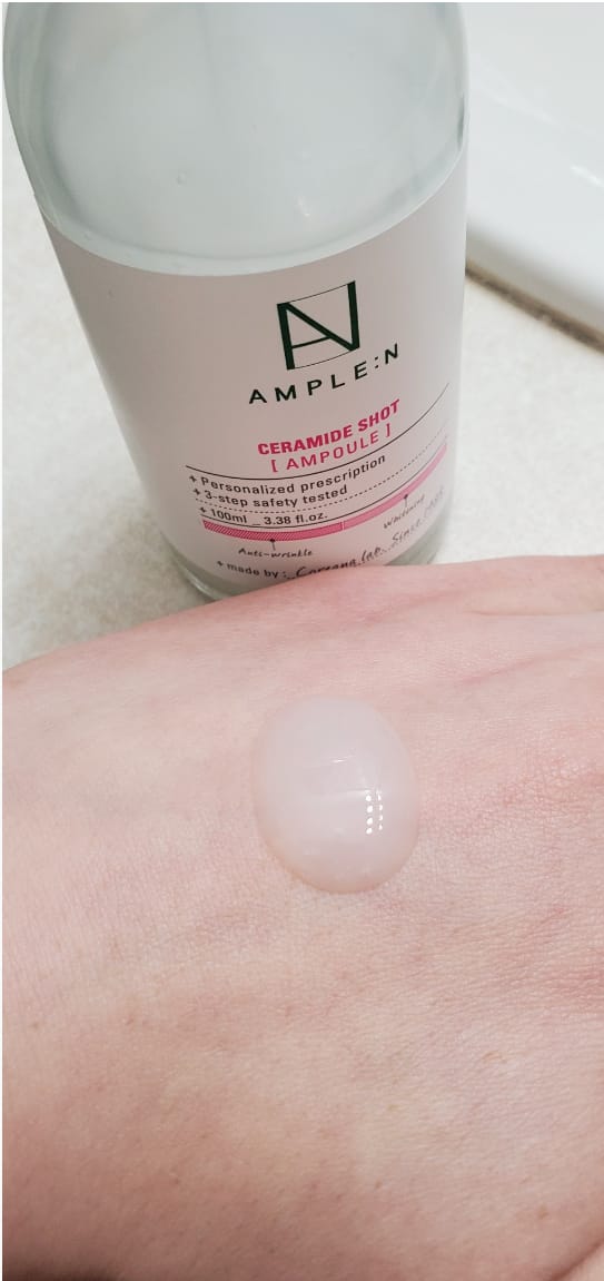 Customer photo review of Fiolă cu Ceramide Amplen Ceramide Shot Ampoule 30ml