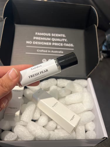 Customer photo review of FRESH PEAR PERFUME OIL