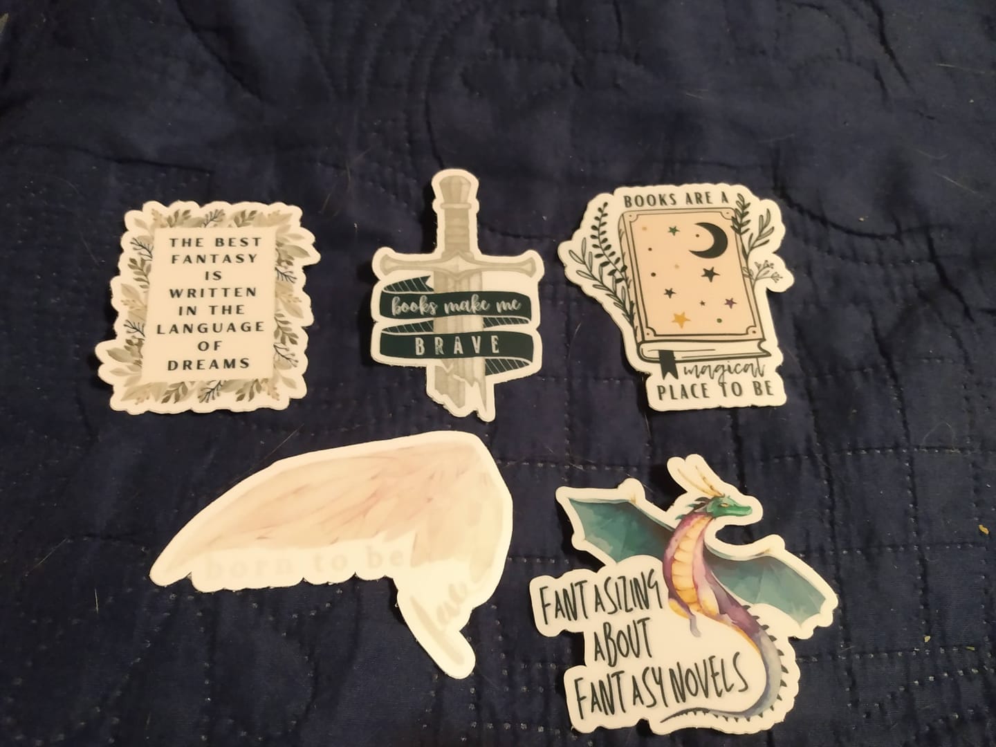 Customer photo review of magical sticker bundle