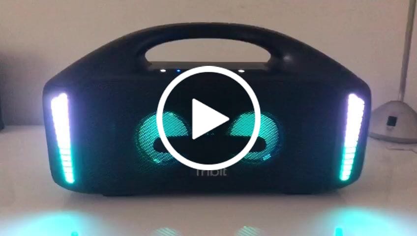 Customer video review of TRIBIT StormBox Blast Portable Bluetooth Speaker