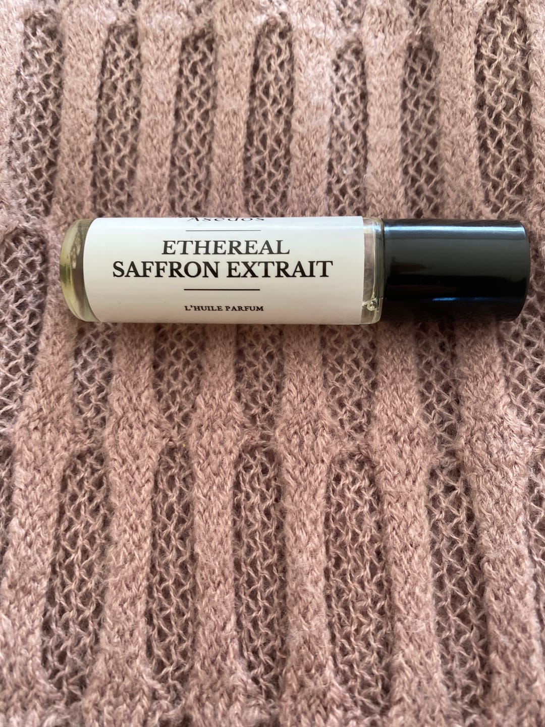 Customer photo review of ETHEREAL SAFFRON EXTRAIT PERFUME OIL