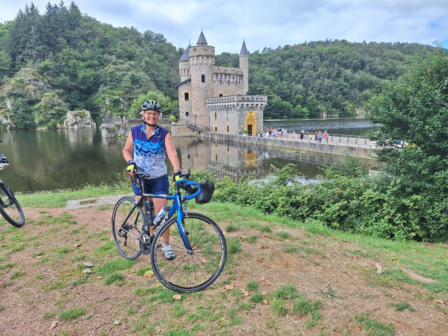 Customer photo review of Maillot Cyclisme sans manches Bleu - Eski