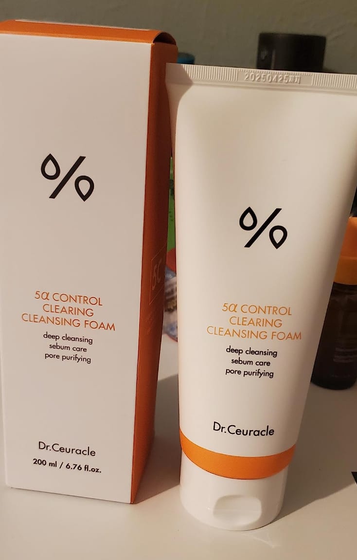 Customer photo review of Spumă de curățare sebum control 5a Control Clearing Cleansing Foam   200ml