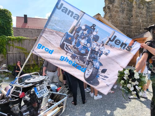 Customer photo review of Fahne inkl. Druck