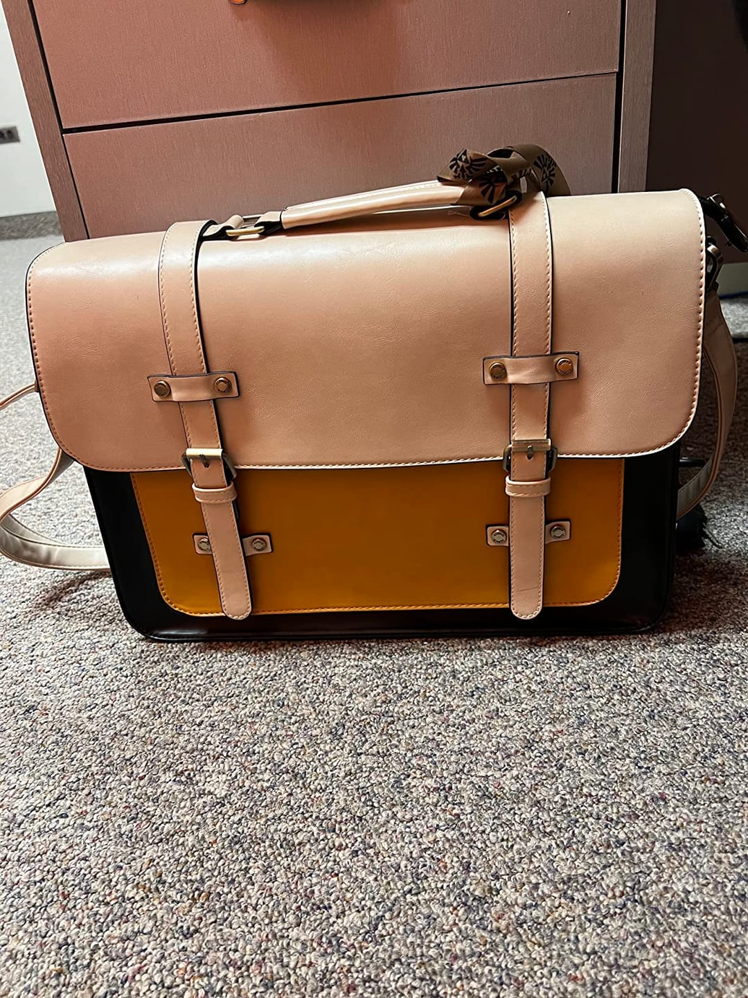 Customer photo review of Sombre Vintage Briefcase