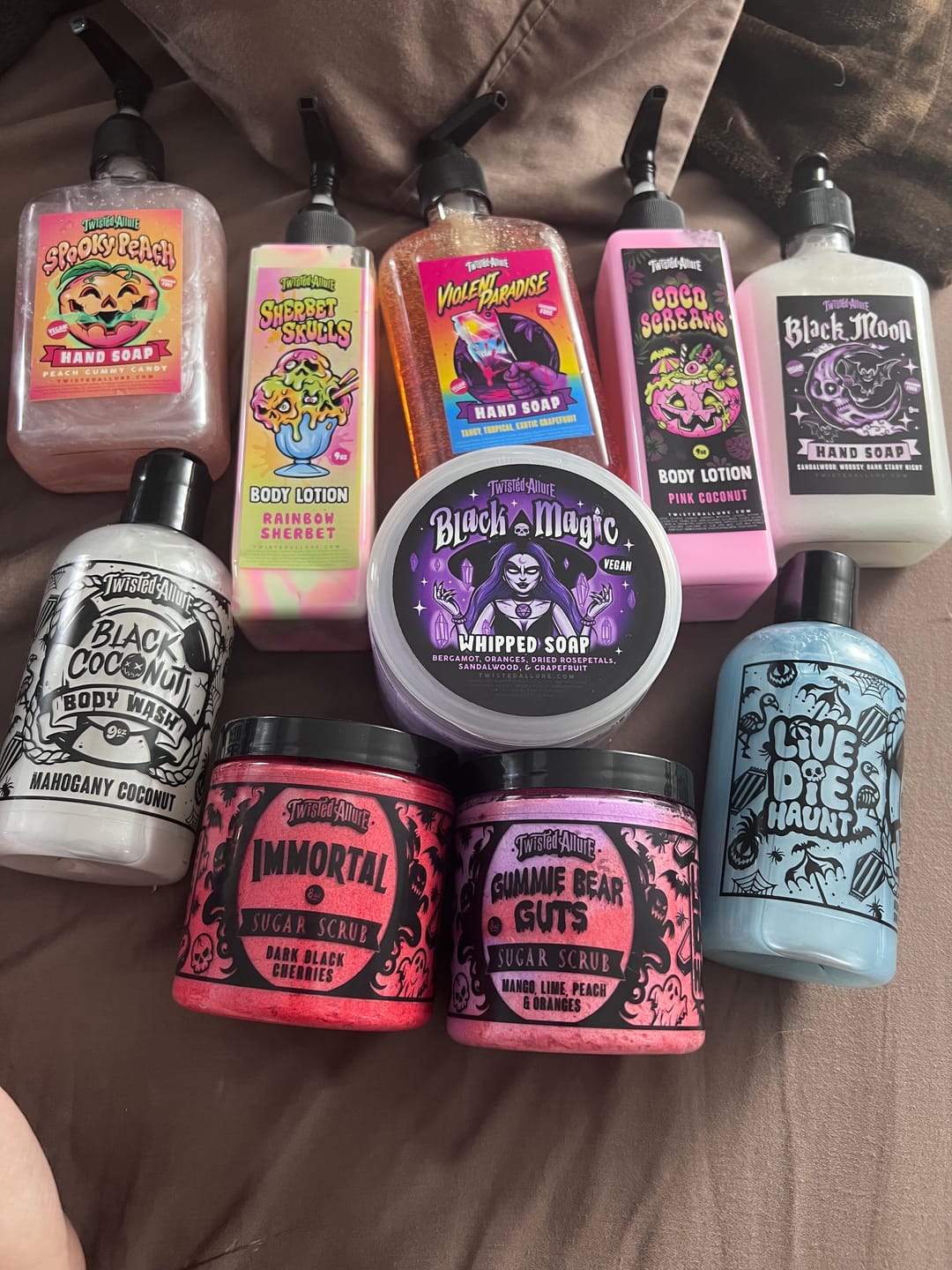 Customer photo review of Sherbet Skulls Body Lotion (Rainbow Sherbet Ice Cream)