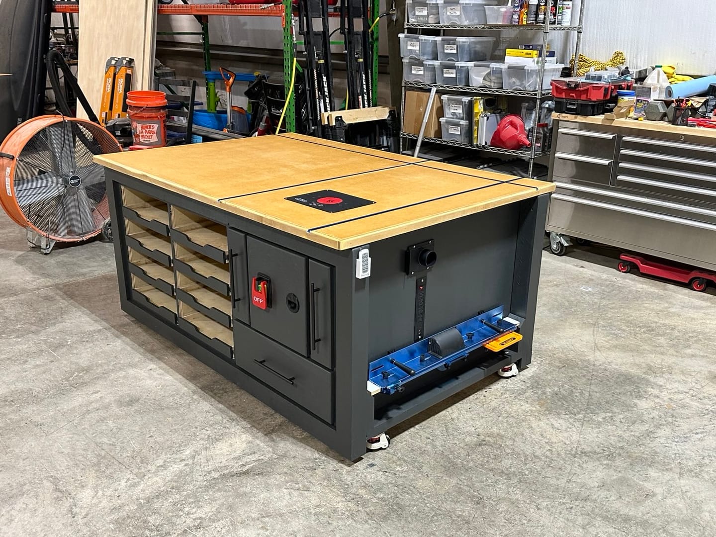 Customer photo review of The Versatile Garage Shop Workbench - Digital Download