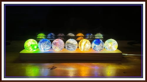 Customer photo review of 7 Core Memories:Your Galaxy Nightlight