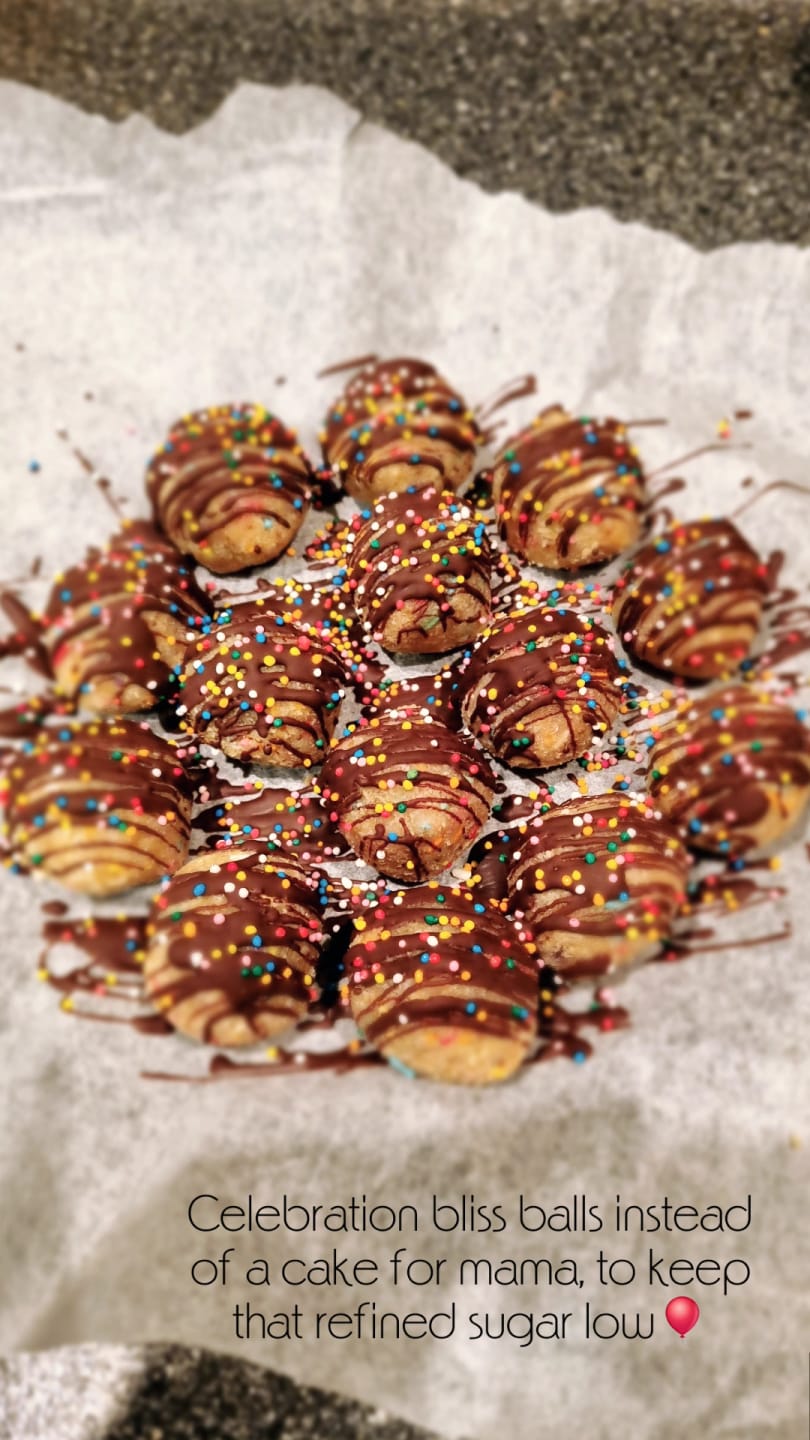 Customer photo review of Birthday Cake Rad Ball Mix