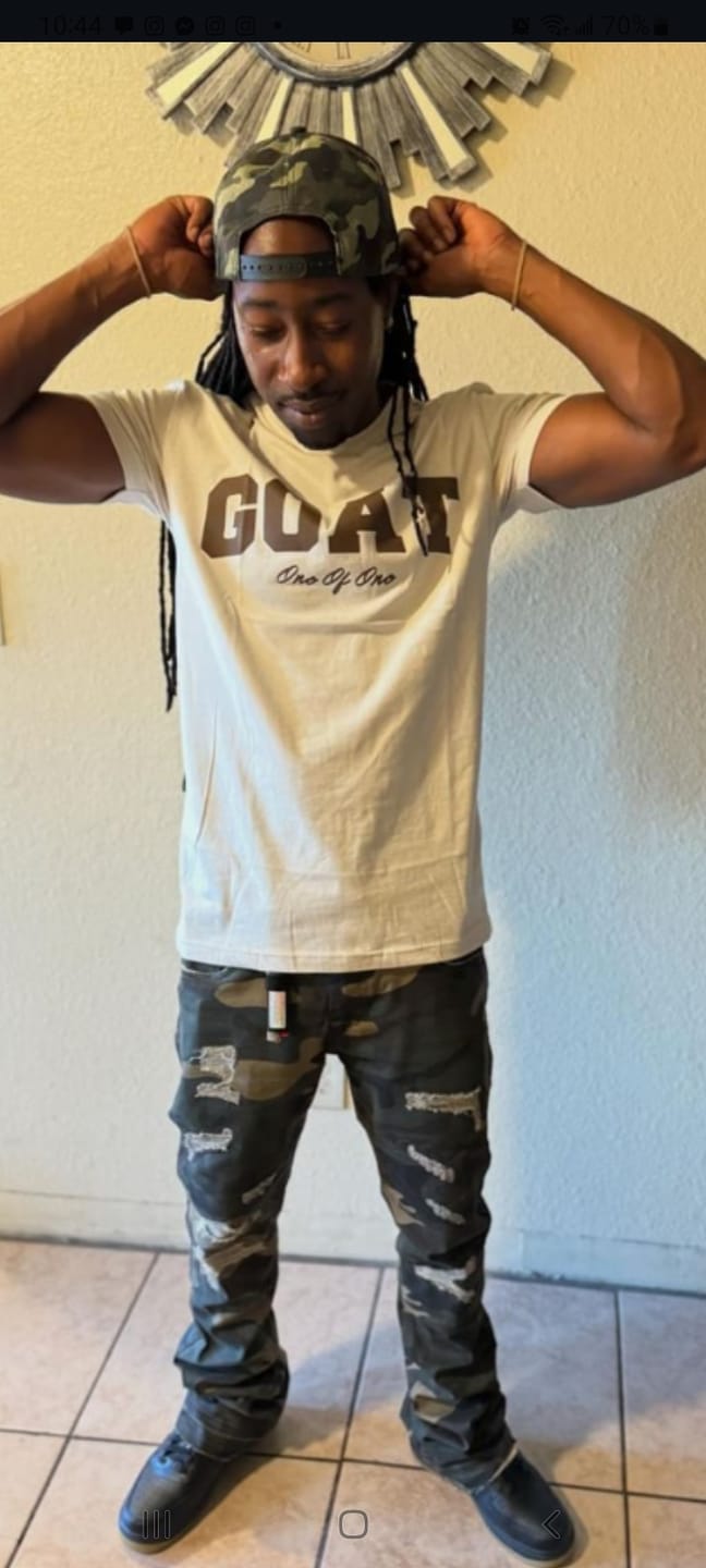 Customer photo review of Vortex Ripped Stacked Denim Jeans (Camo)
