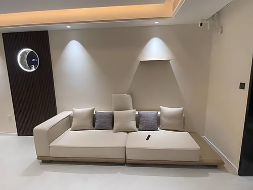 Customer photo review of Modern Modular Sofa with Side Table