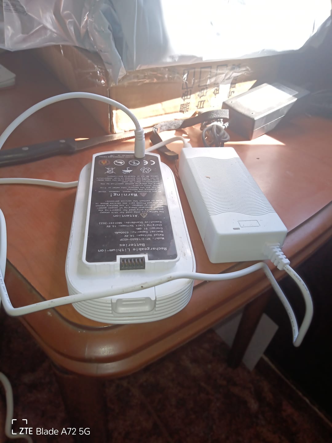 Customer photo review of Cable Charger for VARON Portable Series