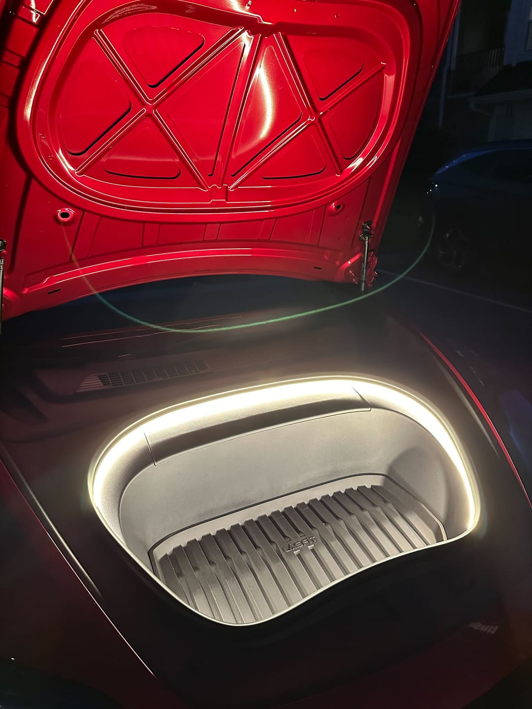 Customer photo review of TPARTS Frunk LED Strip for Tesla Model 3 Highland 2024