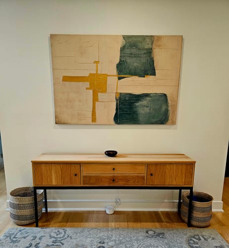 Customer photo review of Minimalist Canvas Art #MI091